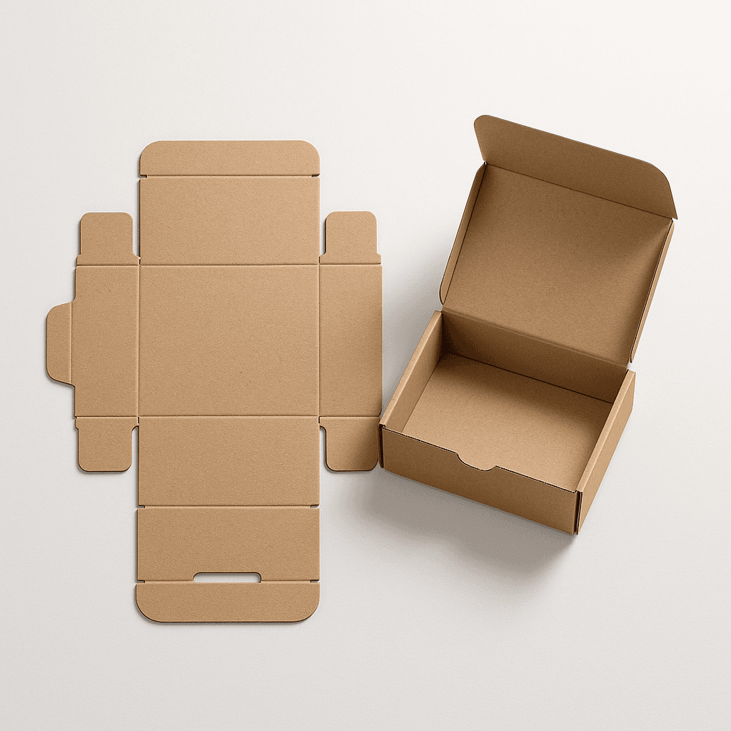 Die cut corrugated boxes